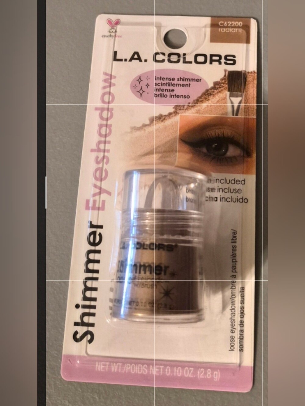 L.A. COLORS Shimmer Eyeshadow - Champagne Taupe